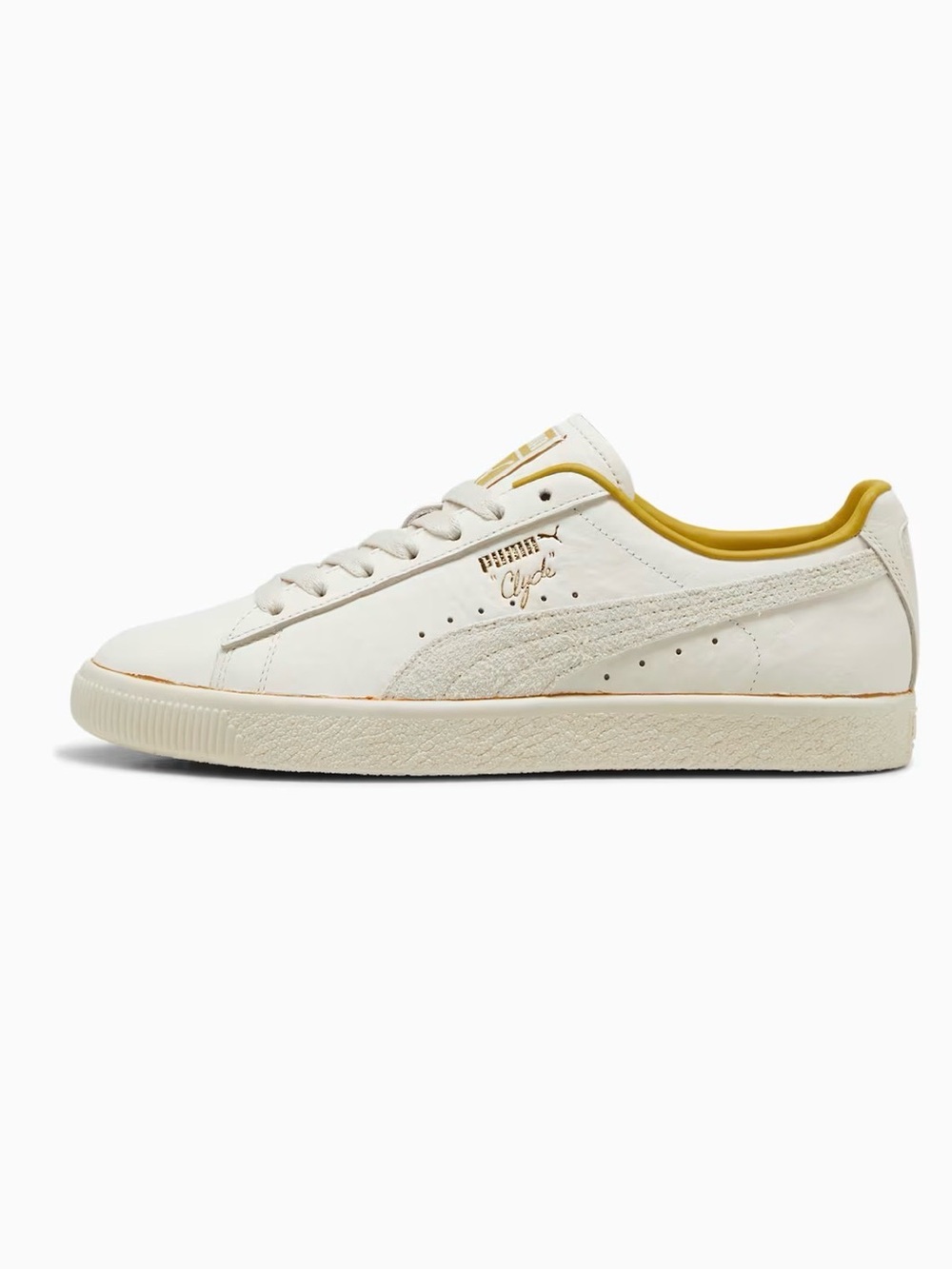 Puma Clyde The NeverWorn IV frosted ivory, alpine snow sz 10, new in box